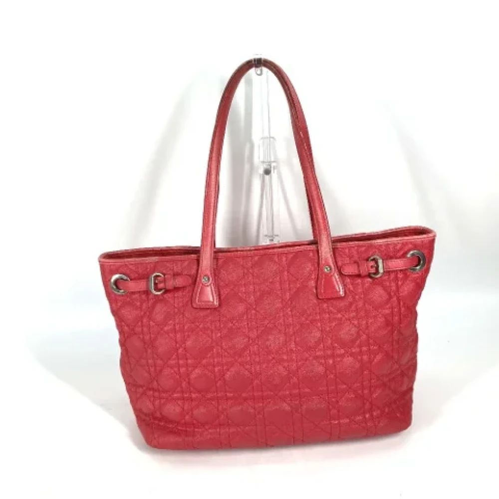 Dior Vintage Pre-owned Fabric dior-bags Red Dames