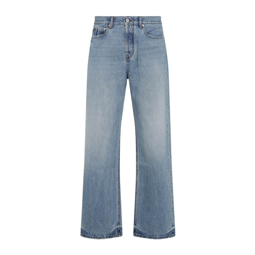 Jacquemus Mannelijk Blauw Jeans Heren, W34, Katoen, E Jeans Voor Mannen Aw 25