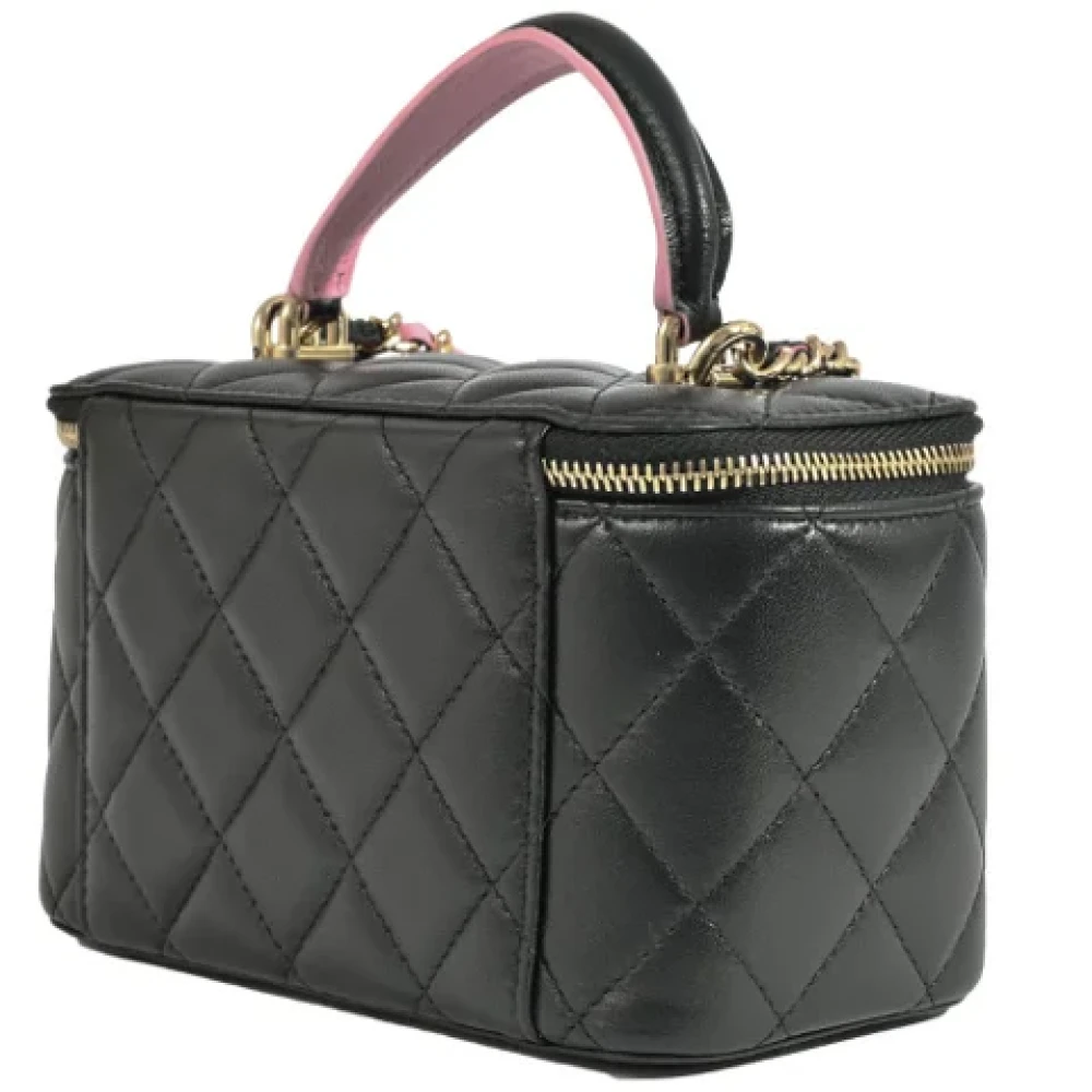 Chanel Vintage Pre-owned Leather chanel-bags Black Dames