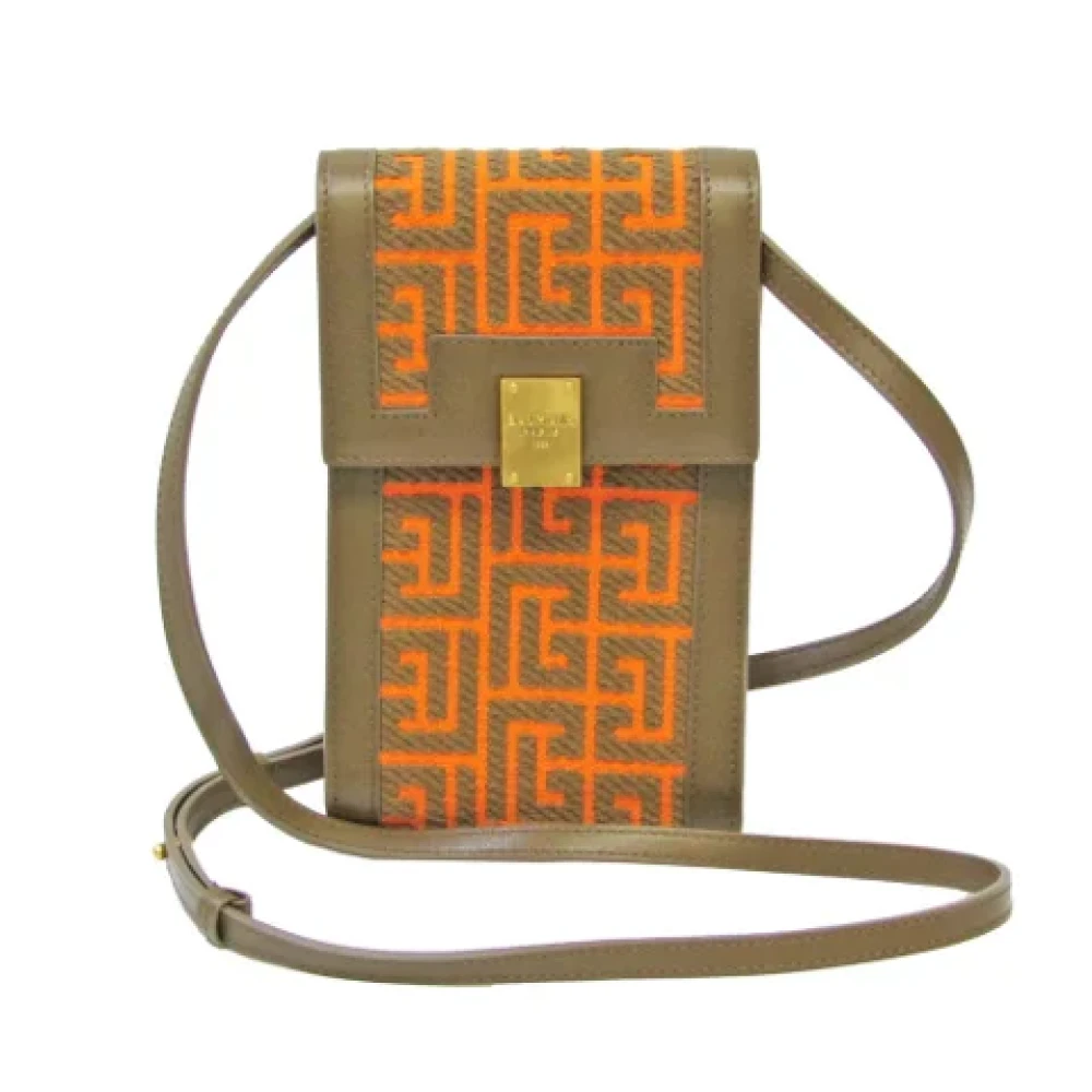 Balmain Pre-owned Canvas shoulder-bags Multicolor Dames