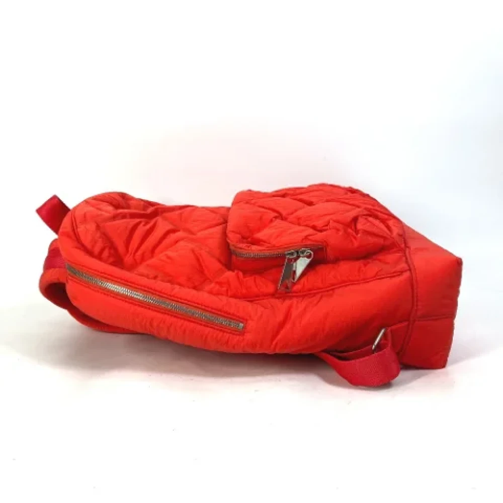 Bottega Veneta Vintage Pre-owned Fabric shoulder-bags Red Heren