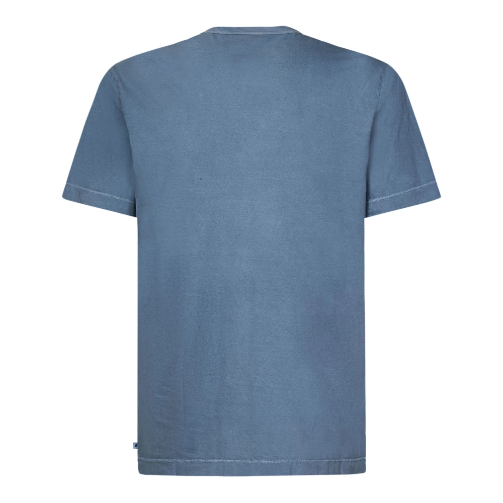 James Perse Poederblauwe T-shirts en Polo's Blue Heren