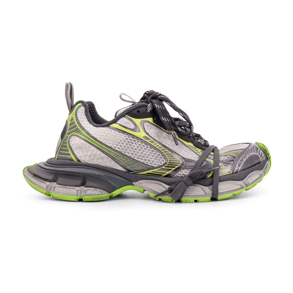 Balenciaga Mesh Sneakers met Logo Print Heren Schoenen Veelkleurig Multicolor