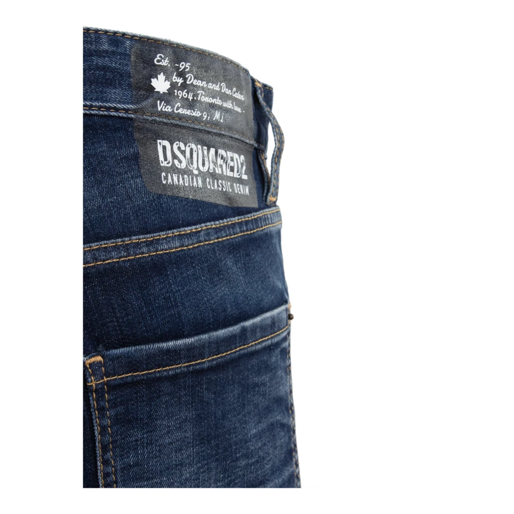 Dsquared2 Heren Pants 5 Pockets Blauw Blue Heren