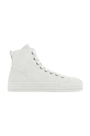 Krijt suede sneakers