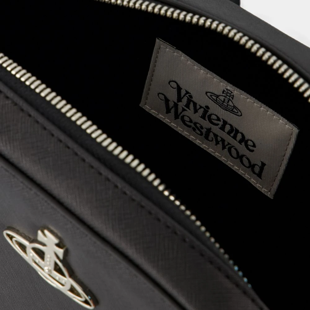 Vivienne Westwood Zwarte Camera Crossbody Tas Black Dames