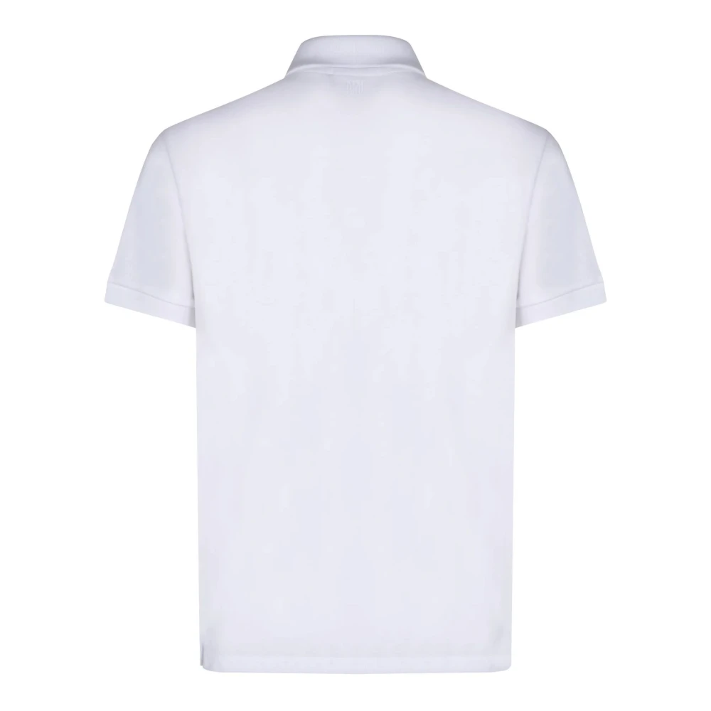 Ami Paris Polo Shirts White Dames