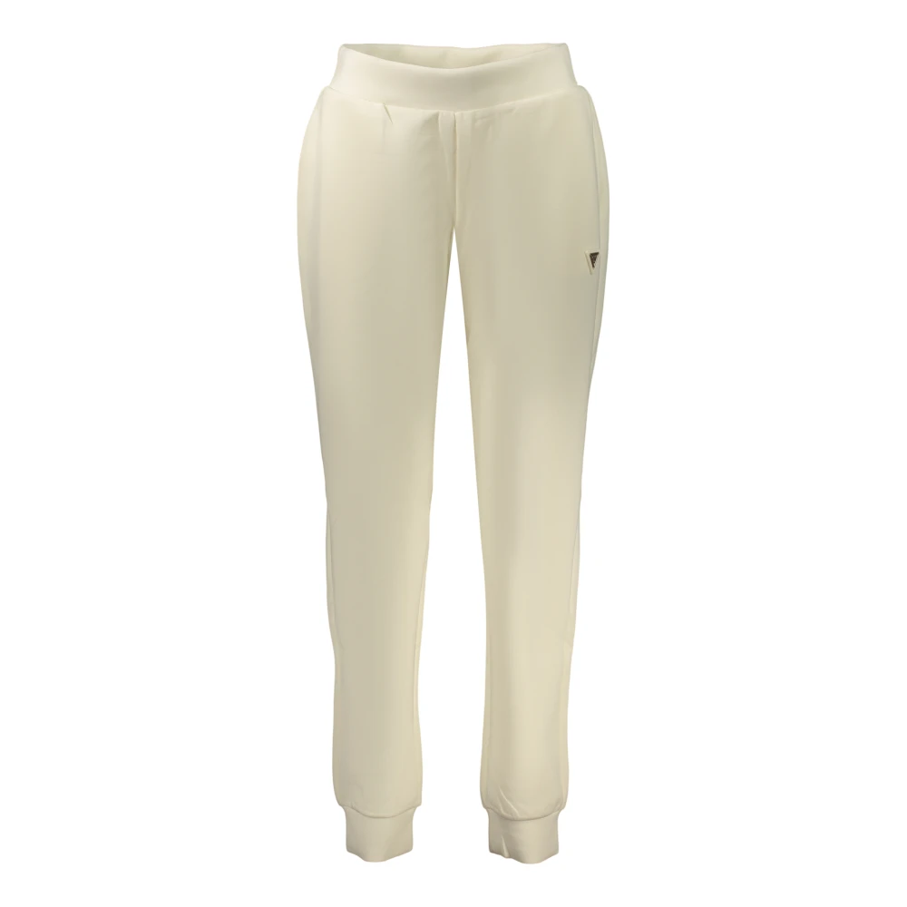 Guess White Olympe Long Trousers - Female - Sweatpants - Xs - Trousers