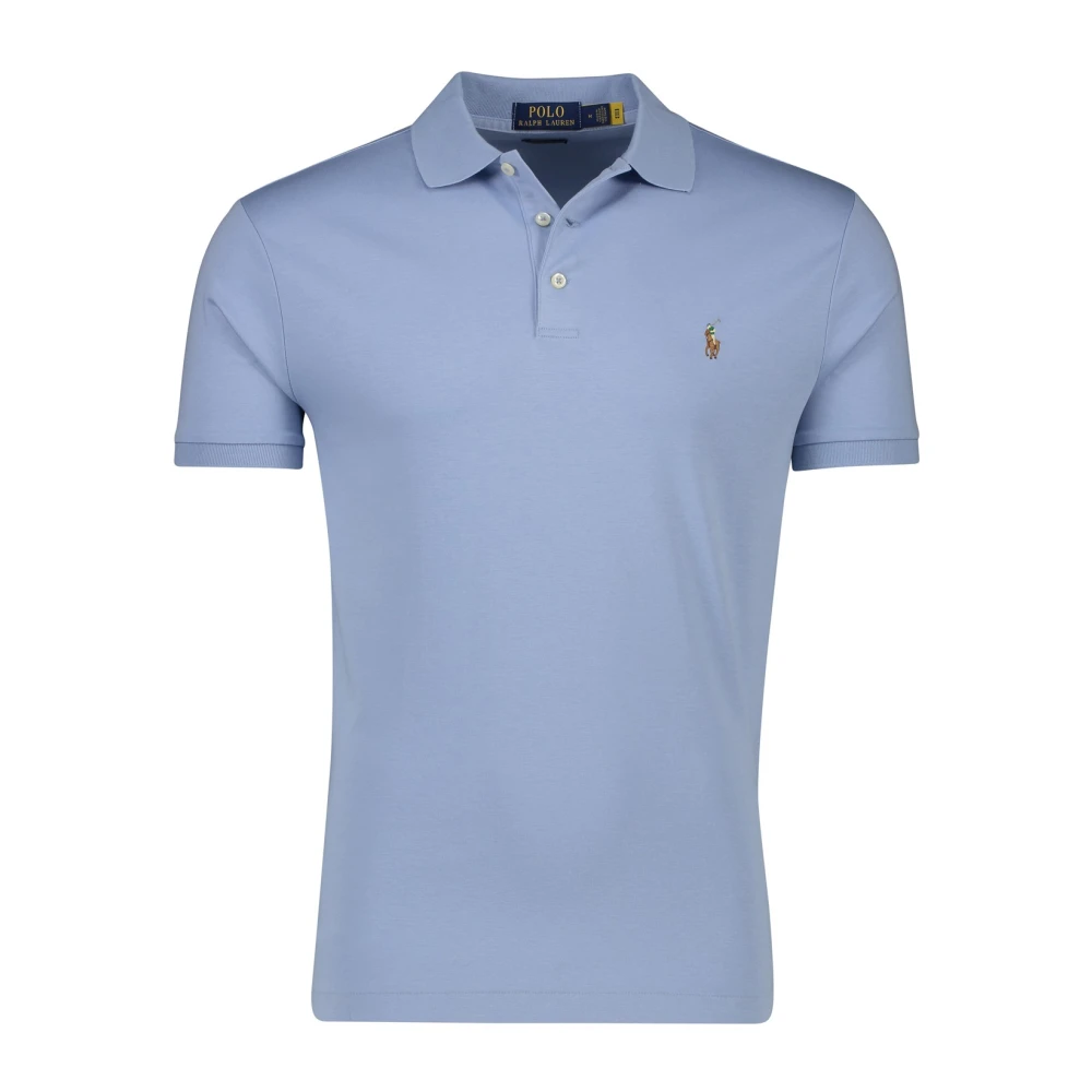 Polo Ralph Lauren Lichtblauw poloshirt met korte mouwen Blue Heren