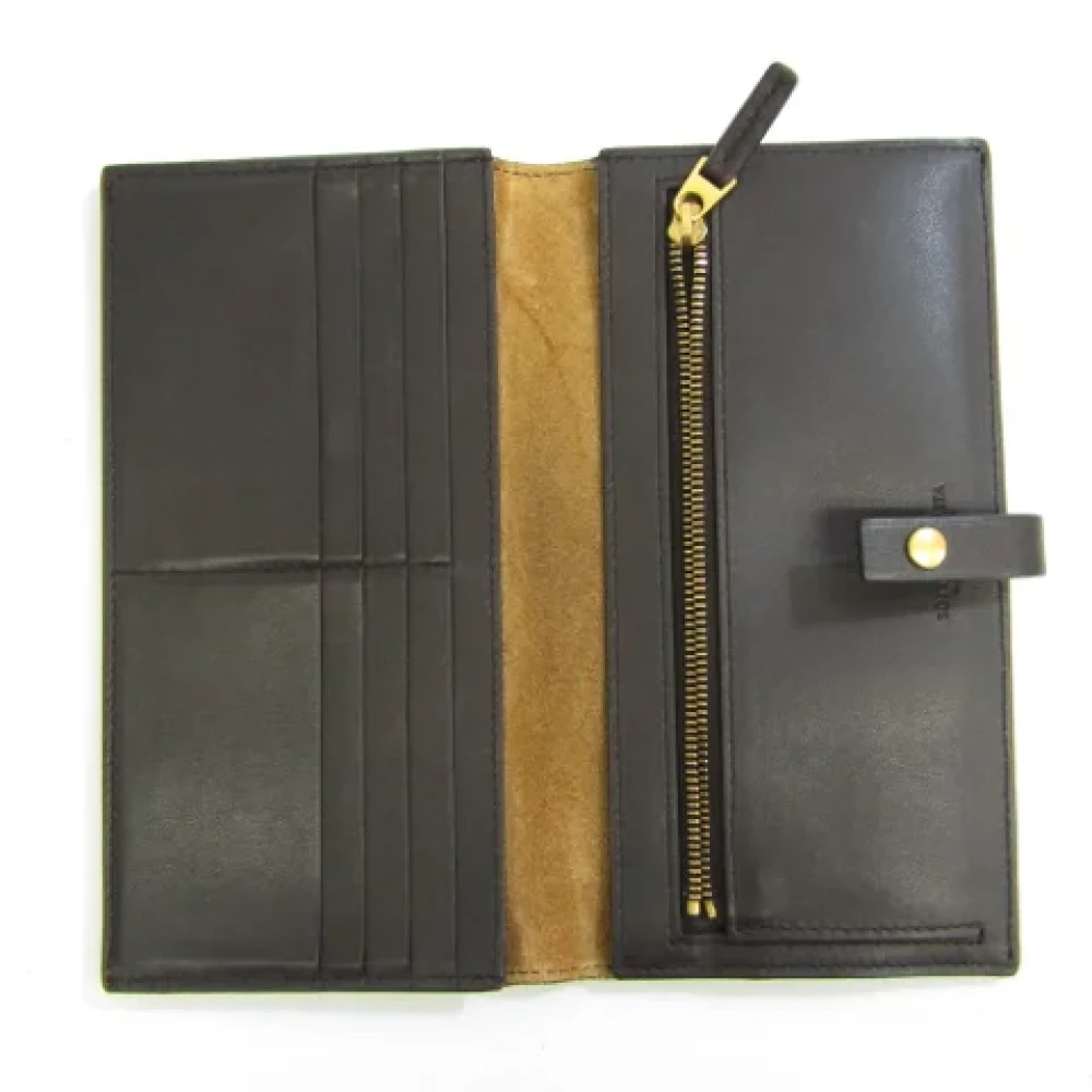 Bottega Veneta Vintage Pre-owned Leather wallets Brown Dames