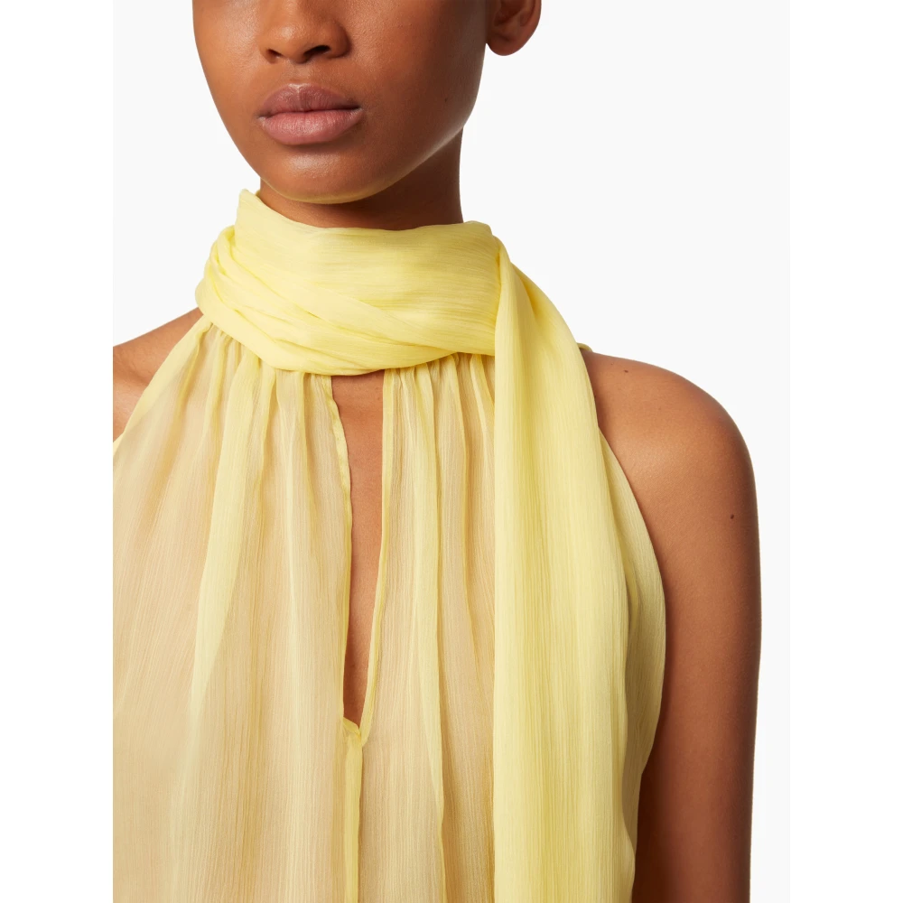 Nina Ricci Halterneck Lavallière Yellow Dames