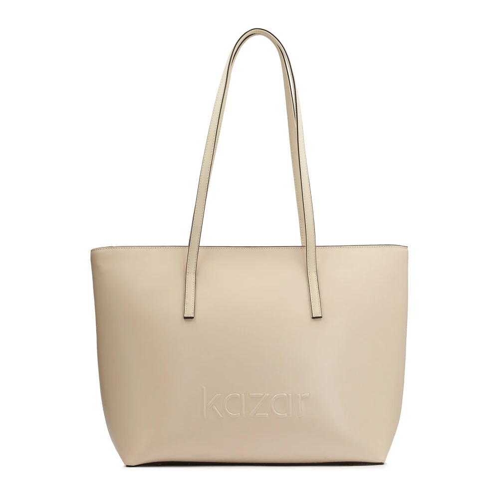 Kazar Beige grote schoudertas Beige Dames