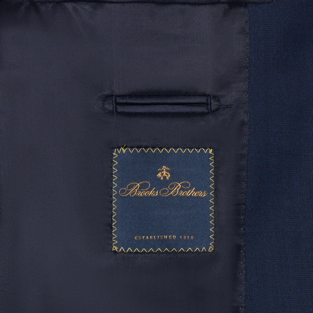 Brooks Brothers Donkerblauw pak van zuivere wol Blue Heren