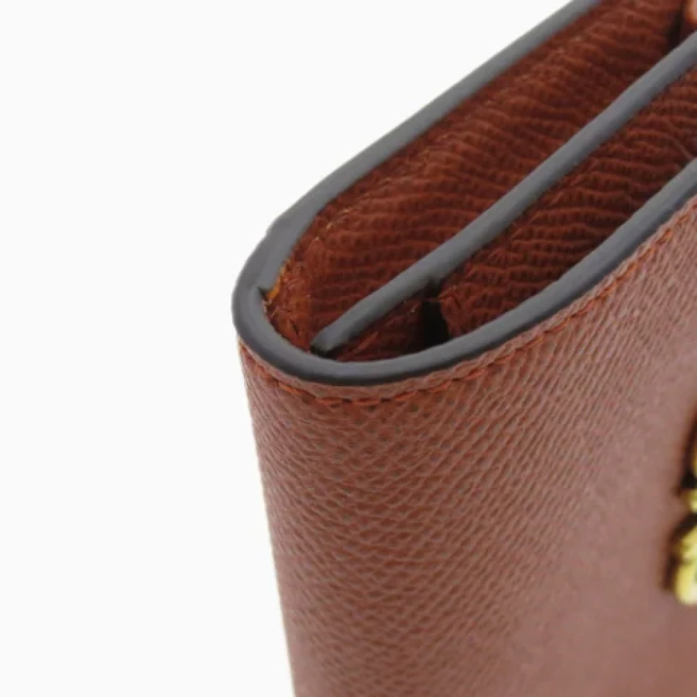 Salvatore Ferragamo Pre-owned Leather wallets Brown Dames