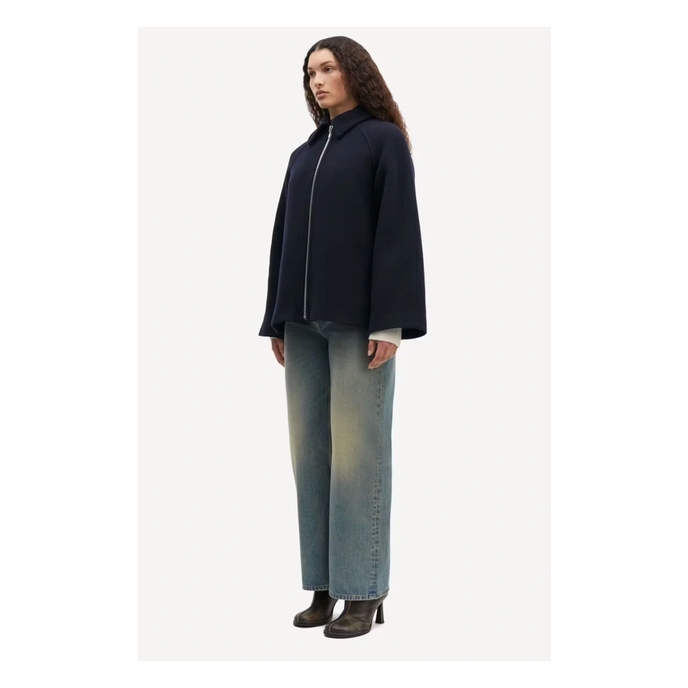 Samsøe Alma Jacket Outer Space Blue Dames