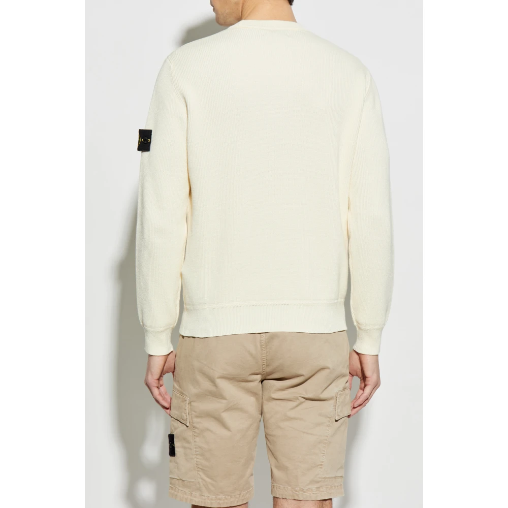 Stone Island Trui met logo Beige Heren