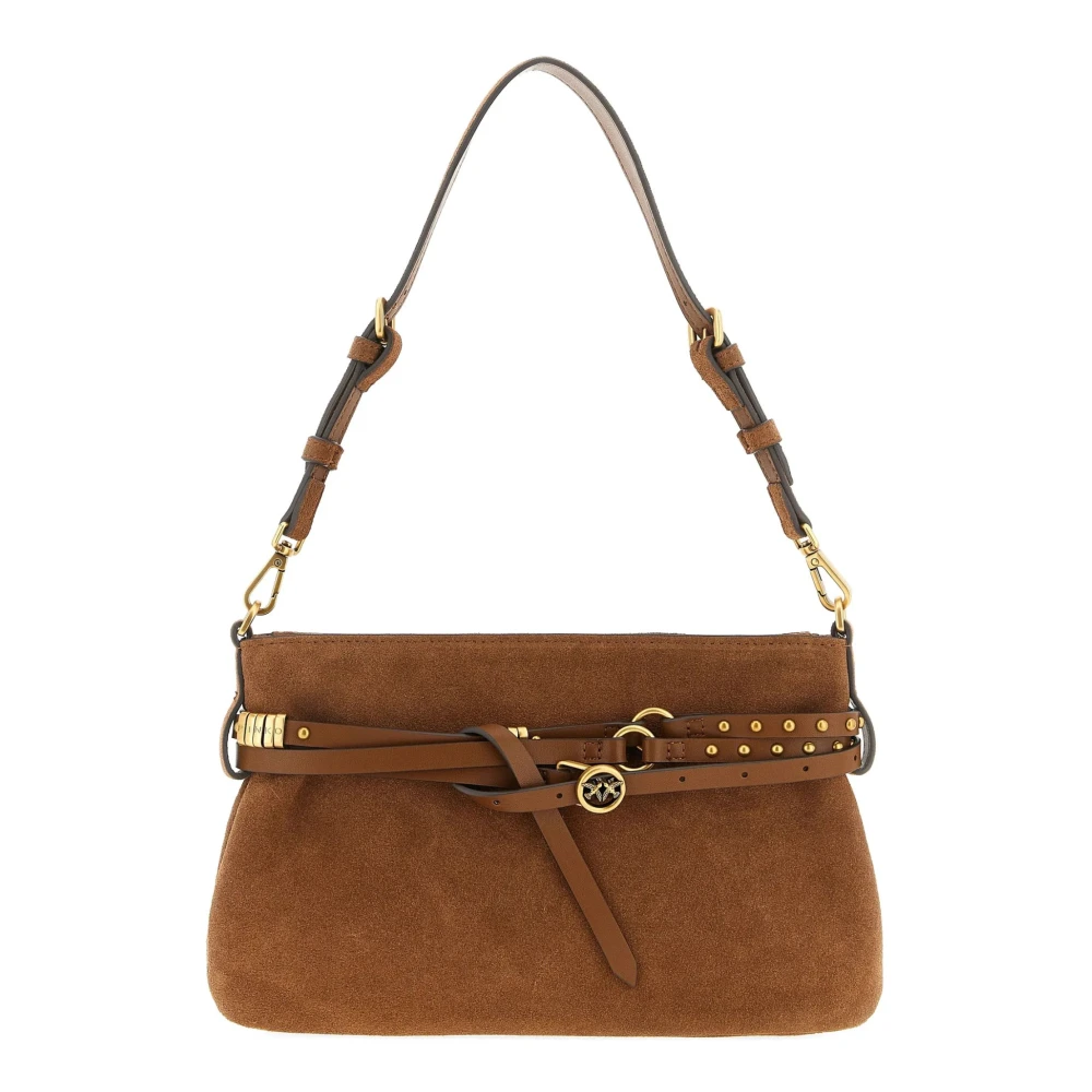 Pinko Mini Sac Ceinture Femme Sacs Brun  