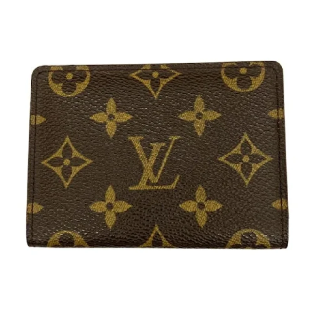 Louis Vuitton Vintage Pre-owned Canvas wallets Brown Dames