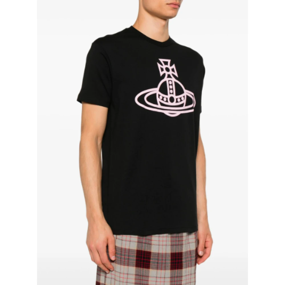 Vivienne Westwood Klassiek Zwart T-shirt Black Heren