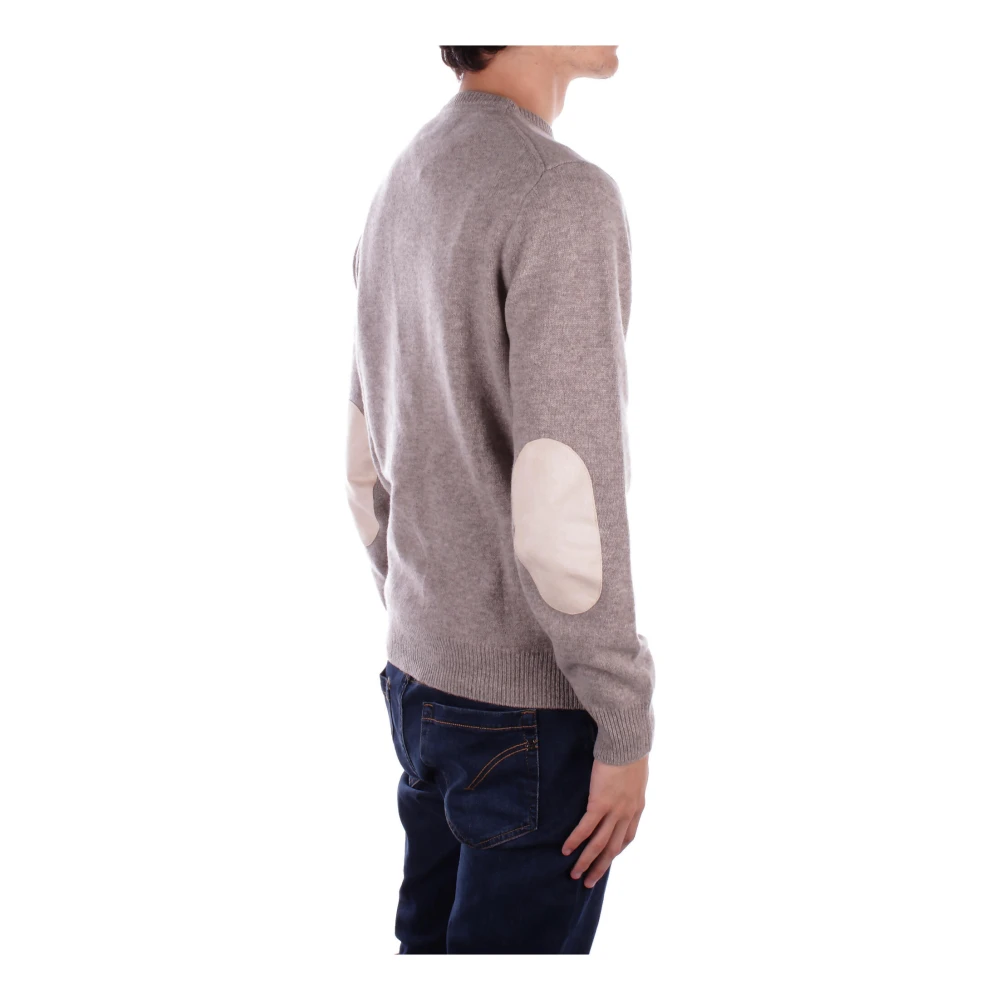 Barbour Logo Sweaters met Logo aan de Voorkant Gray Heren