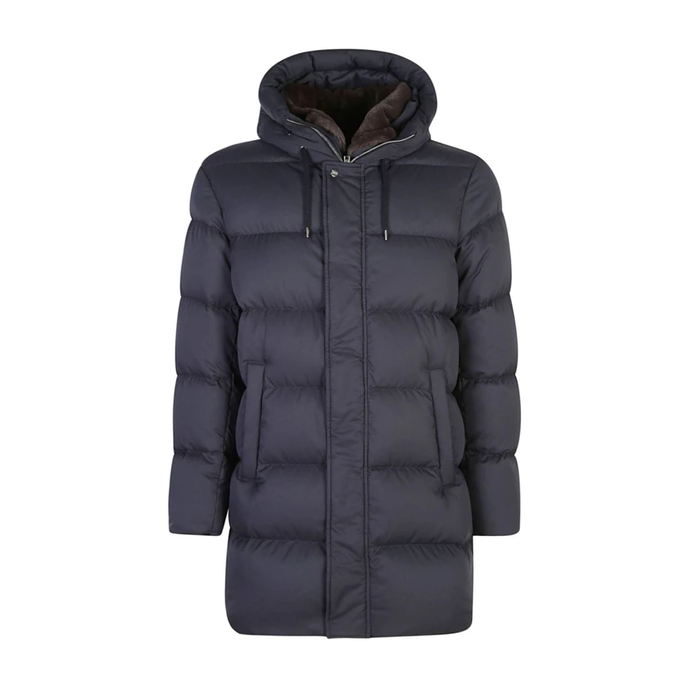 Herno Winterjassen Blauw Piumino Stijl Blue Heren