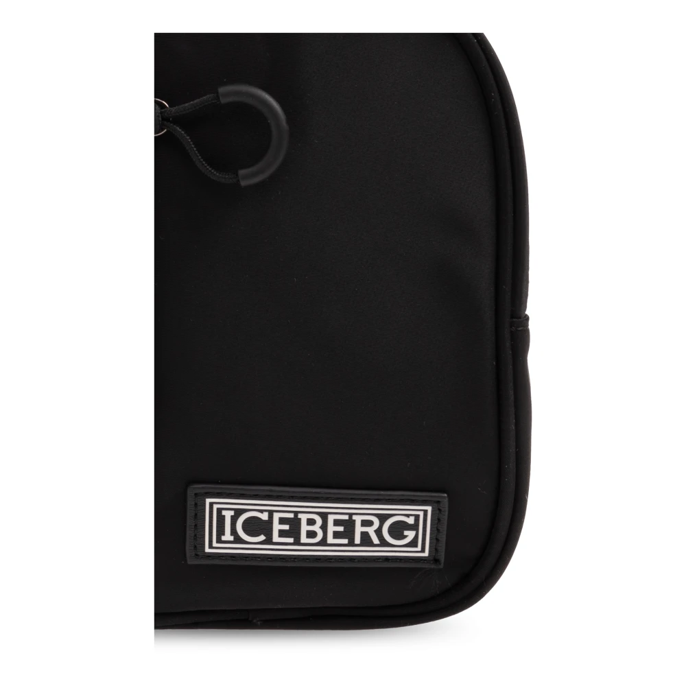 Iceberg One-shoulder backpack Black Heren
