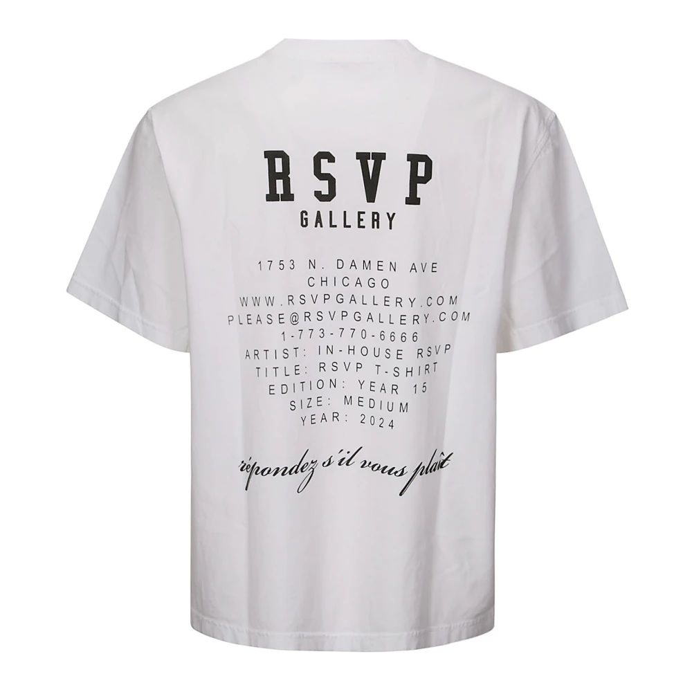 Agolde Katoenen T-shirt met voor- en achterprint White Heren