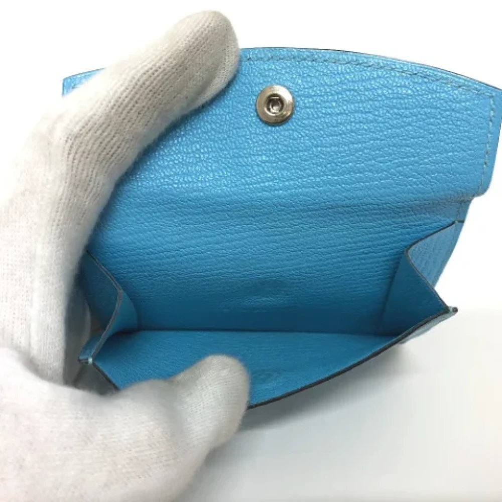 Hermès Vintage Pre-owned Leather home-office Blue Dames