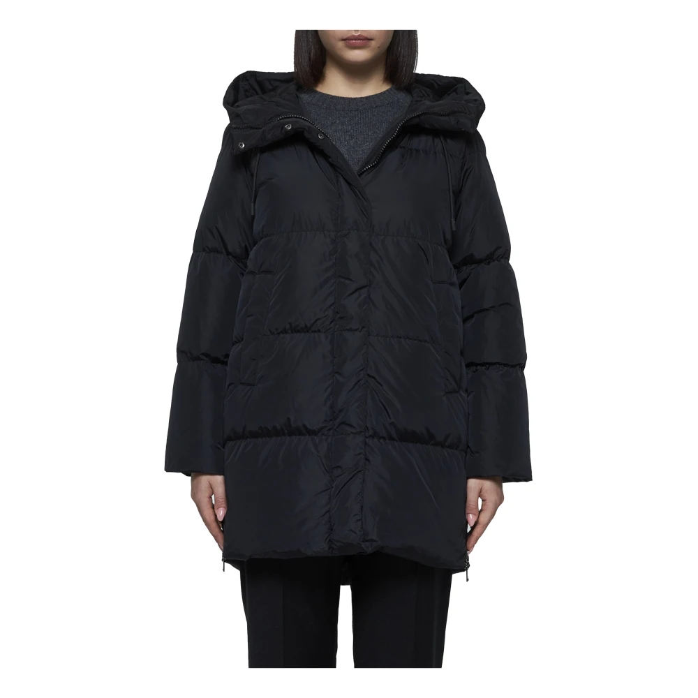 Max Mara Weekend Zwarte Bembo Donsjas Black Dames