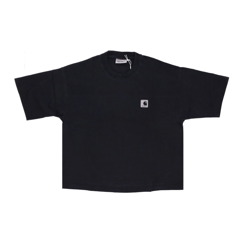 Carhartt WIP Zwarte Moon Wash Dames Tee Black Dames