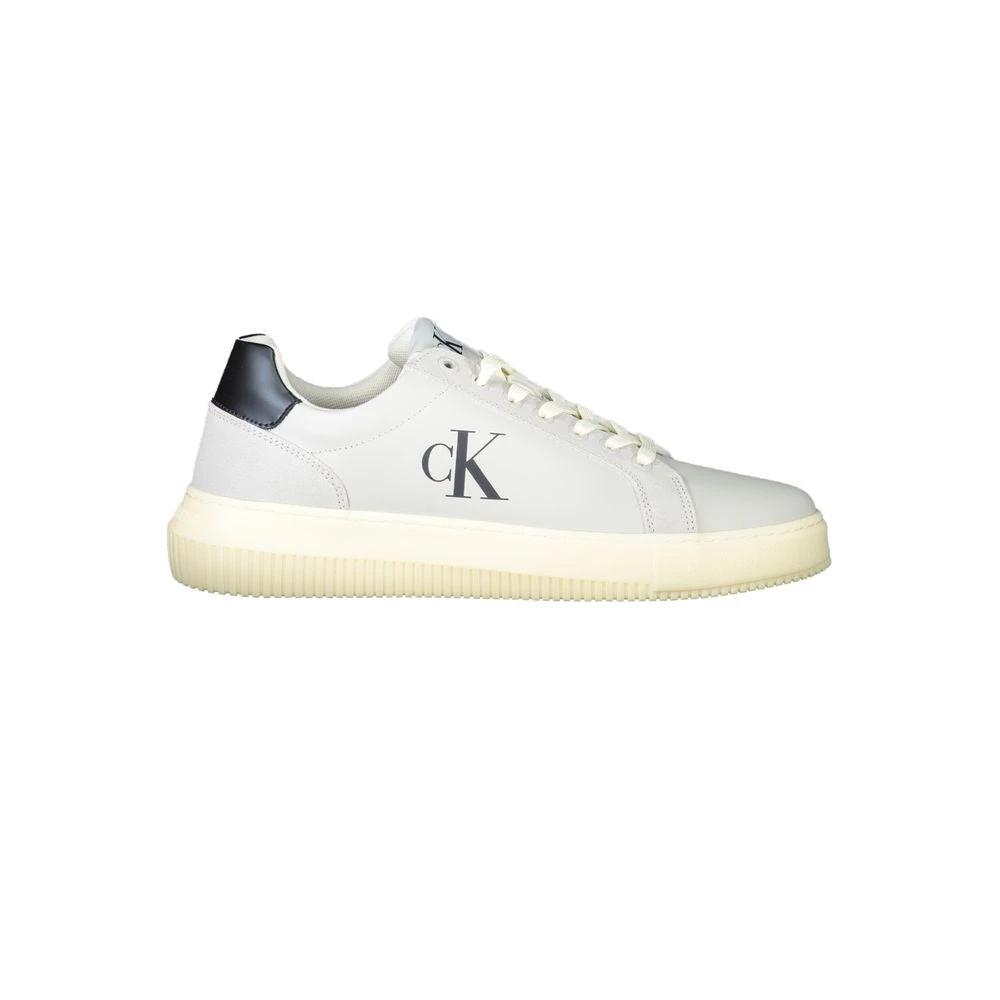 Calvin Klein Men's Gray Polyethylene Sneaker - Sneakers - 9 Uk- Shoes