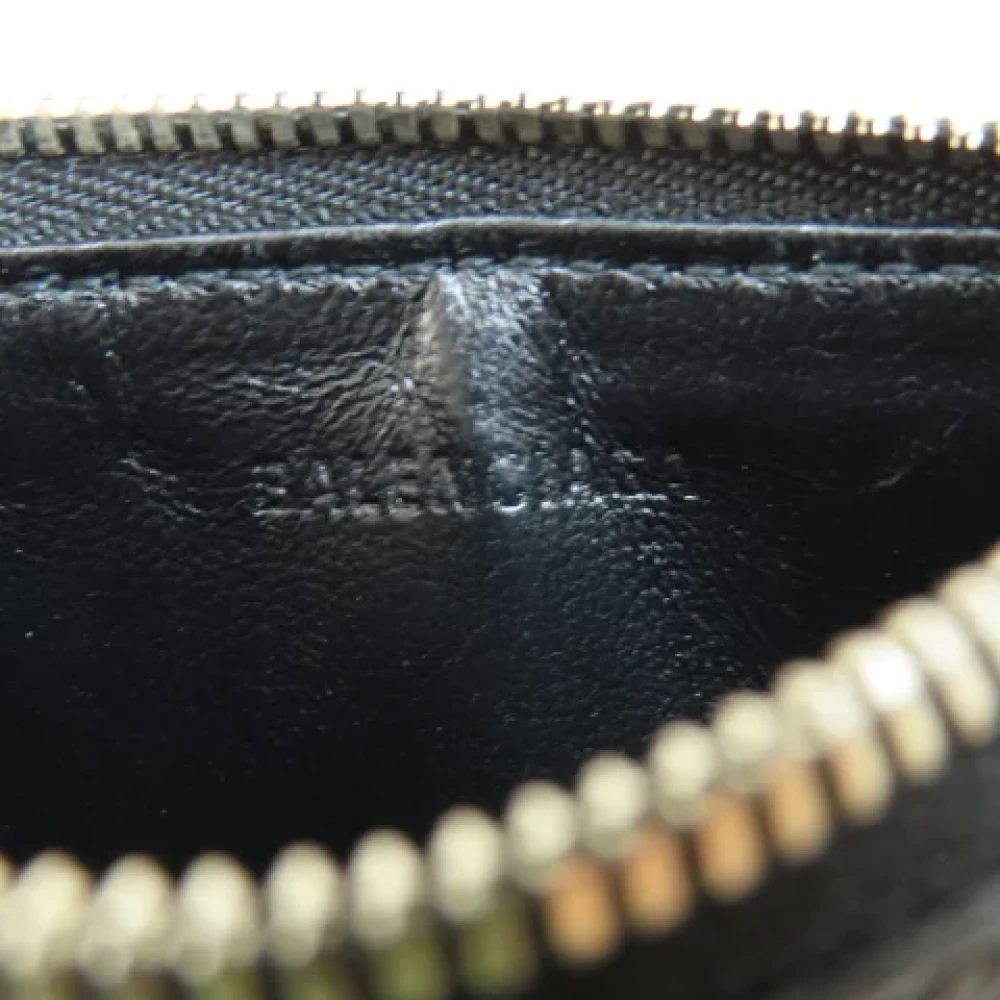 Balenciaga Vintage Pre-owned Leather wallets Black Dames