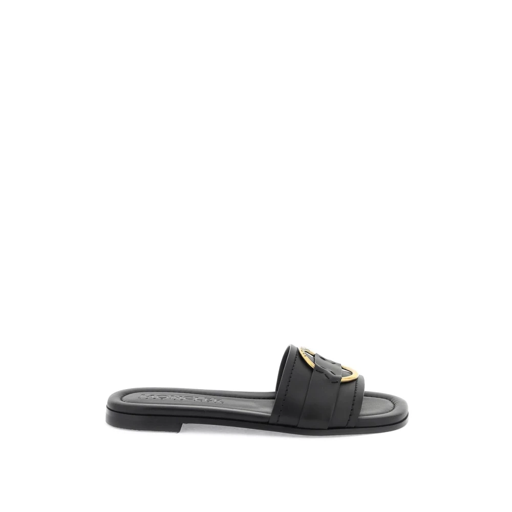 Moncler Sliders Black, Dam