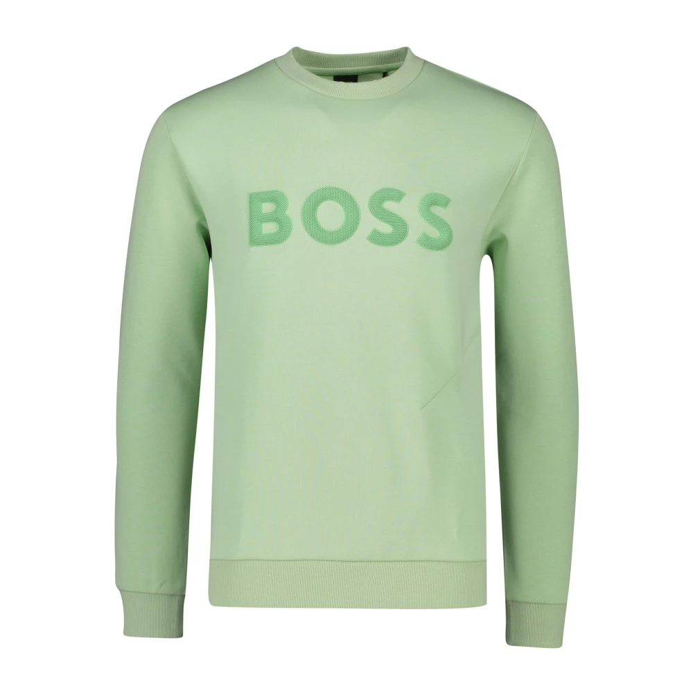 Hugo Boss Groene Salbo Sweater Green Heren