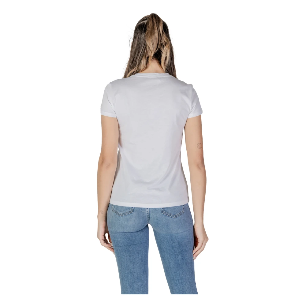 Liu Jo Katoenen T-shirt korte mouwen lente zomer White Dames