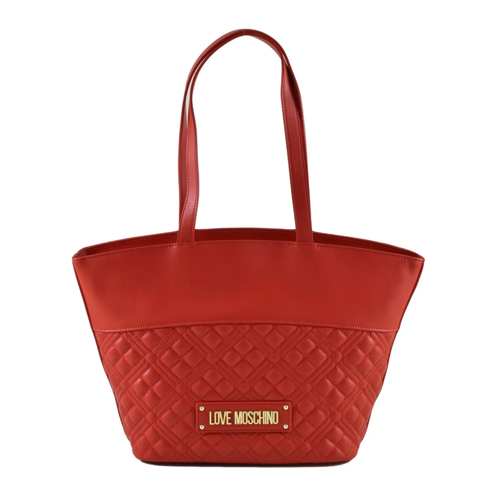 Love Moschino Stijlvolle PU-tas Red Dames