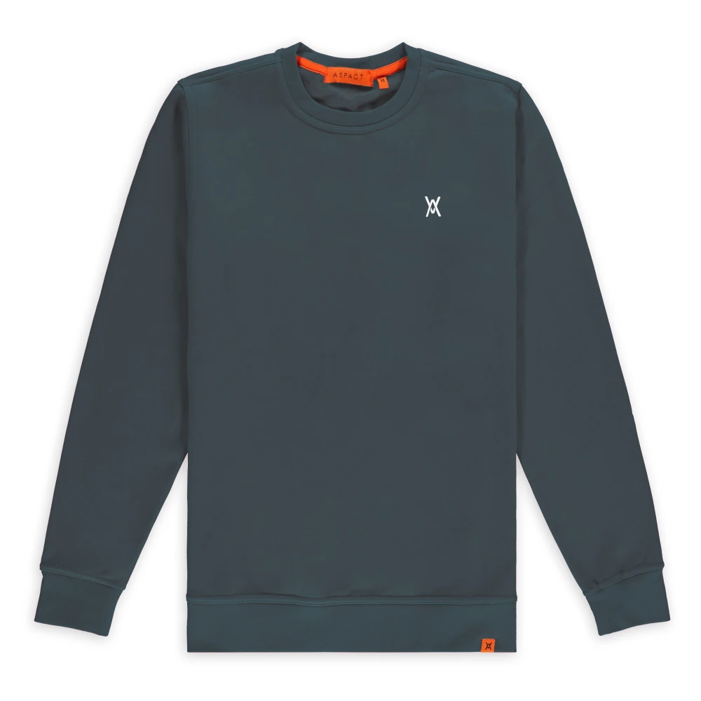 Aspact Zavi Crewneck Dark Slate MiintoTitle Zavi Crewneck Blue Heren