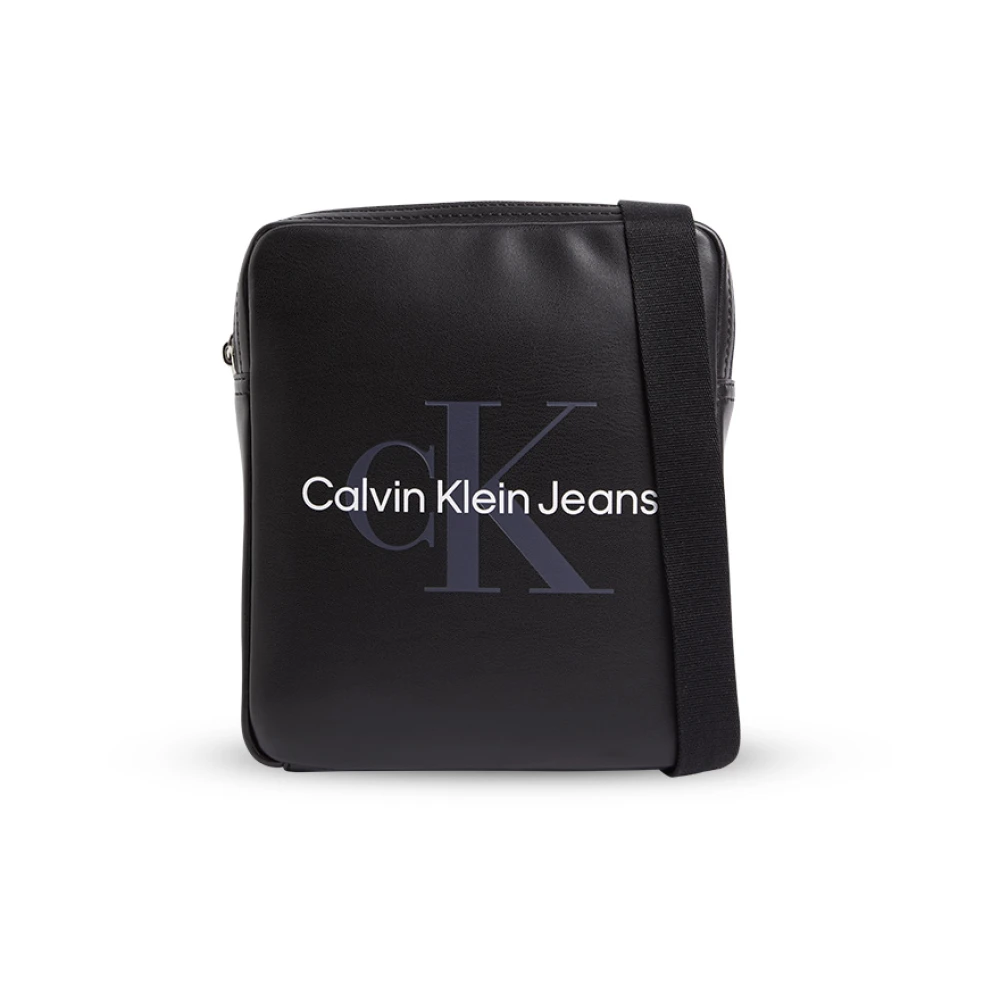 Calvin Klein Monogram Soft Schoudertas Black Heren