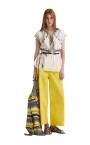 pantalon-en-coton-jaune