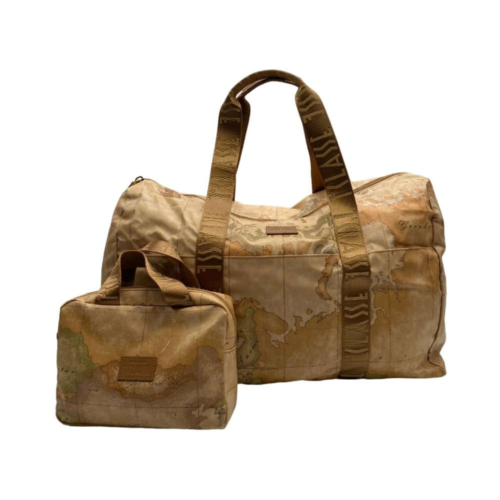 Alviero Martini 1a Classe Geo Soft Beauty Tas Set Beige Dames