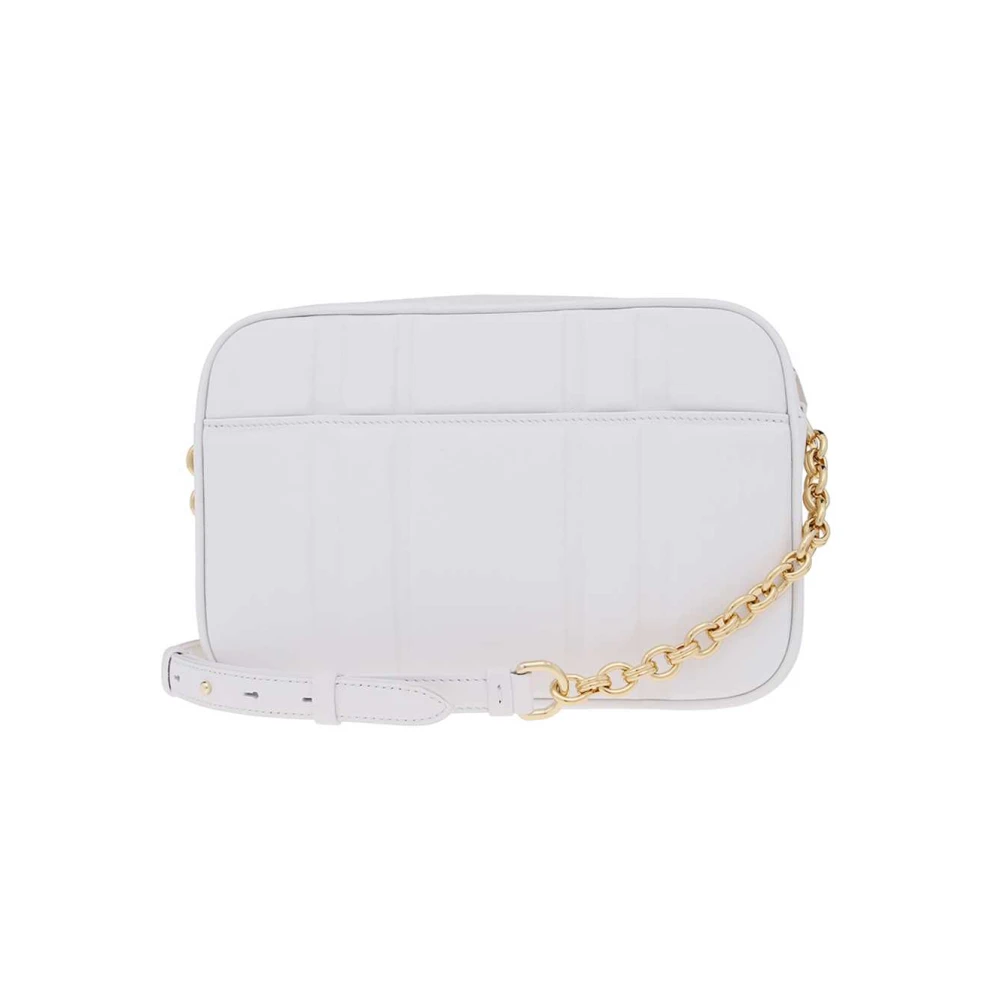 Salvatore Ferragamo Stijlvolle Leren Crossbody Tas White Dames