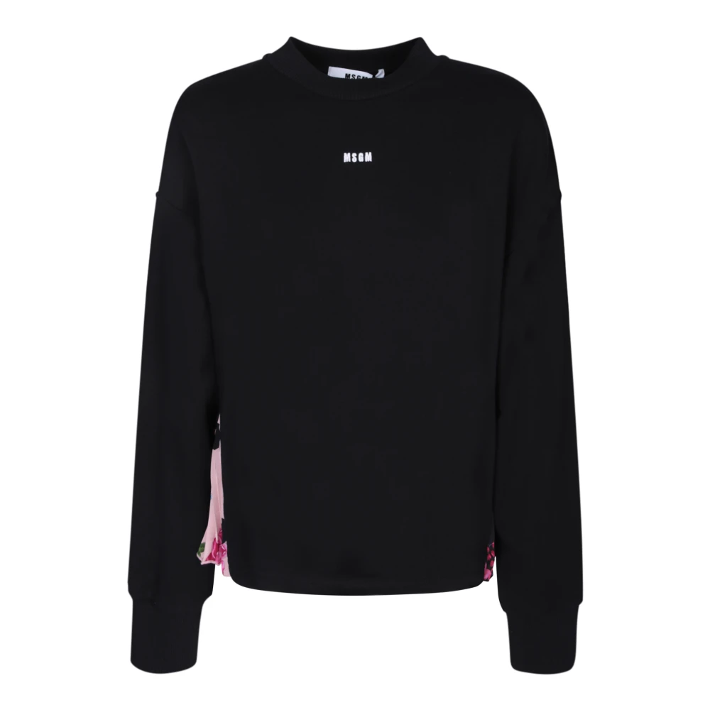 Msgm Zwarte Sweatshirts voor Dames Aw23 Black Dames