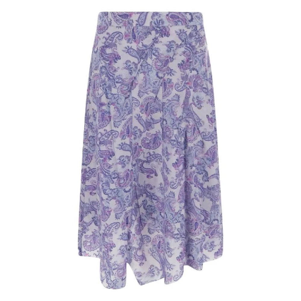 Isabel marant Elegante Midi Rok Gonne Purple Dames