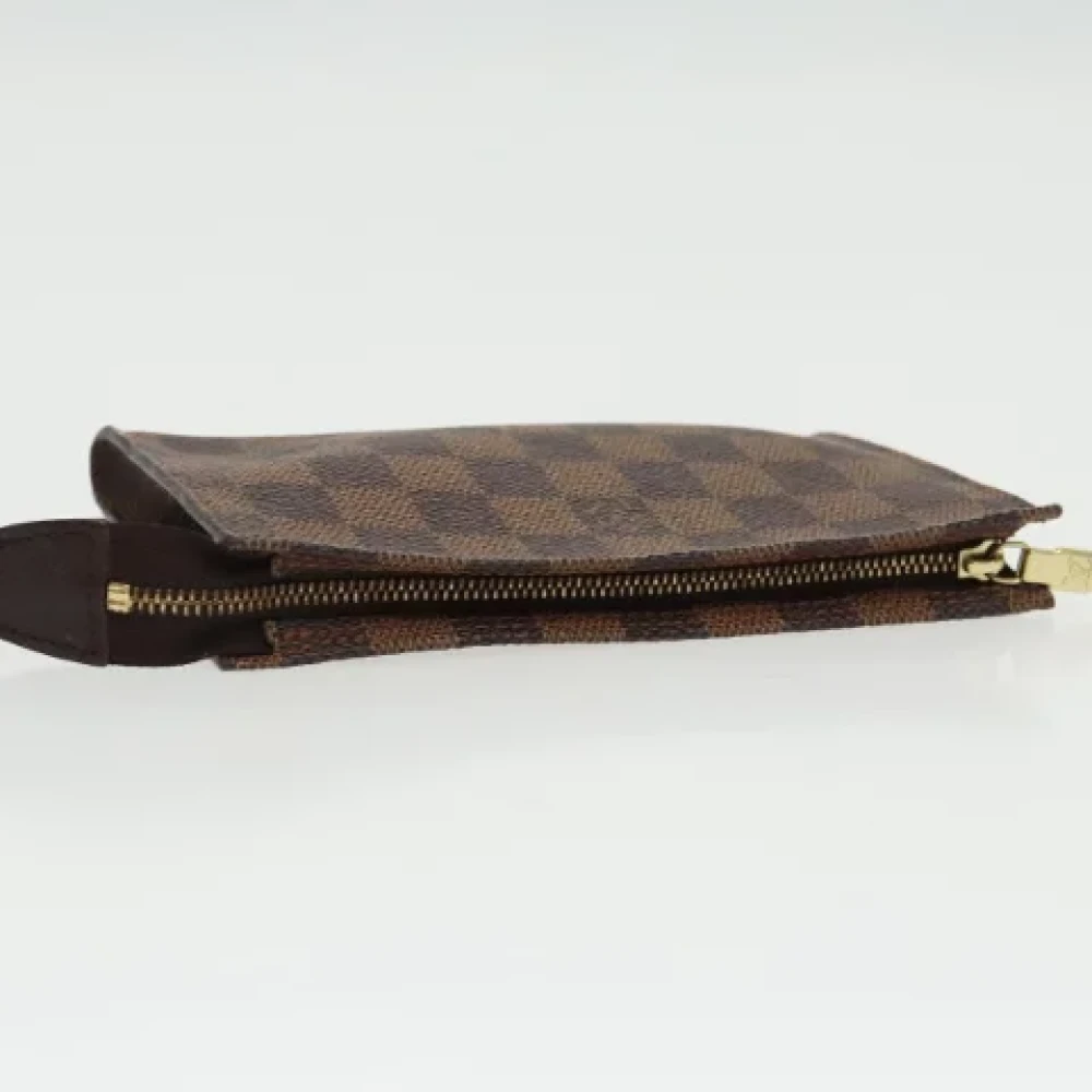 Louis Vuitton Vintage Pre-owned Canvas clutches Brown Dames