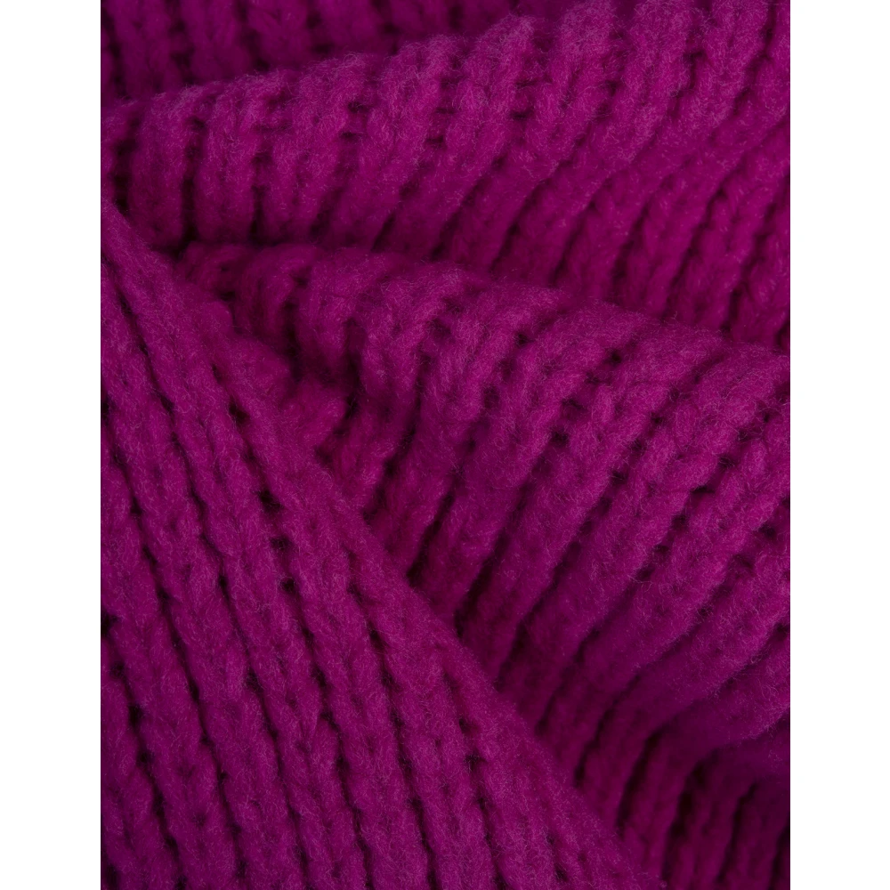 Lanvin Paarse Oversized Coltrui Sweater Purple Dames