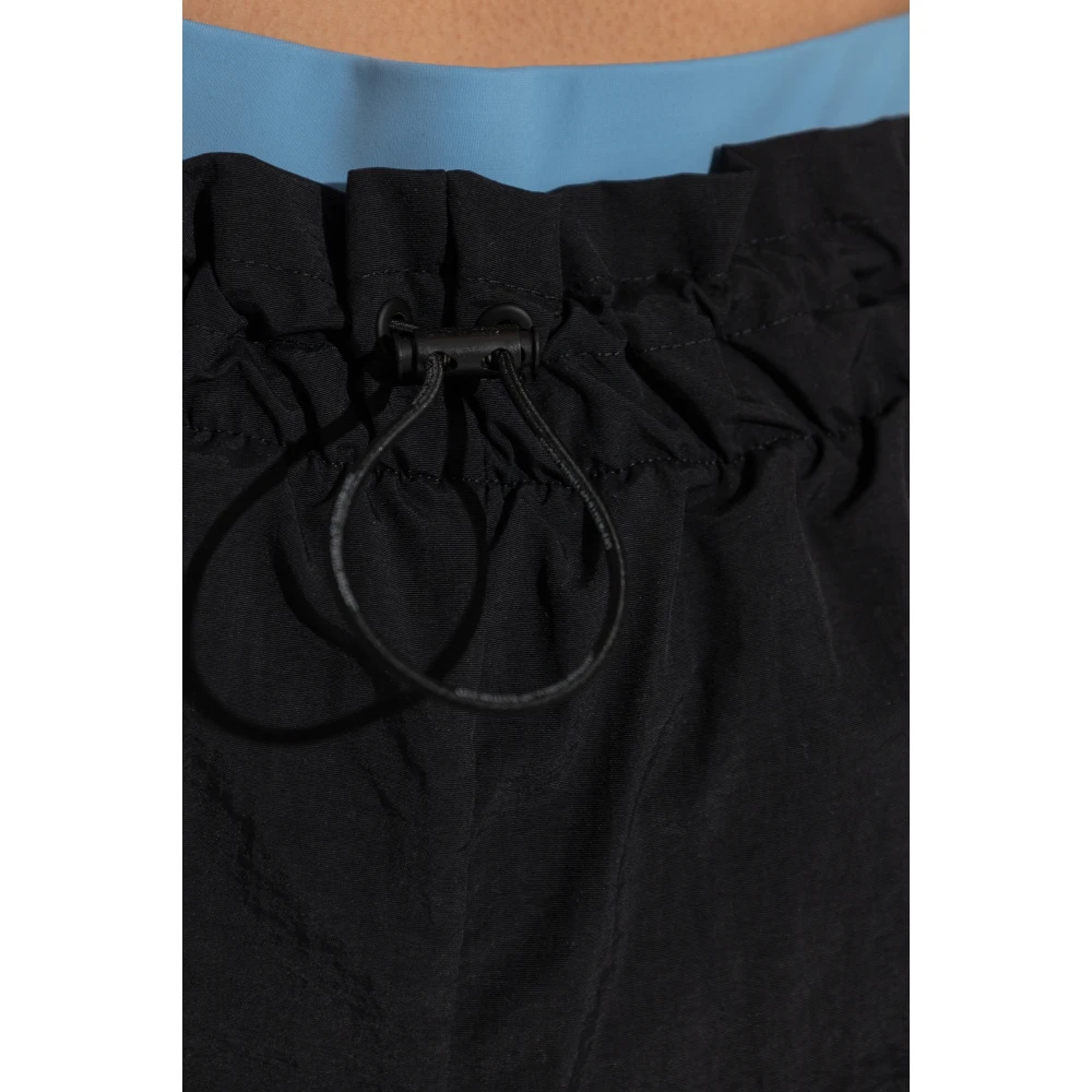 Off White Trainingshort met bedrukt logo Black Dames