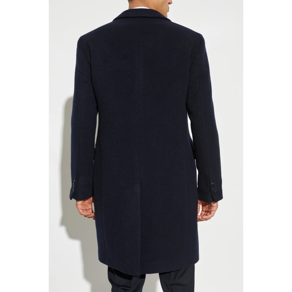 Giorgio Armani Wollen jas Blue Heren