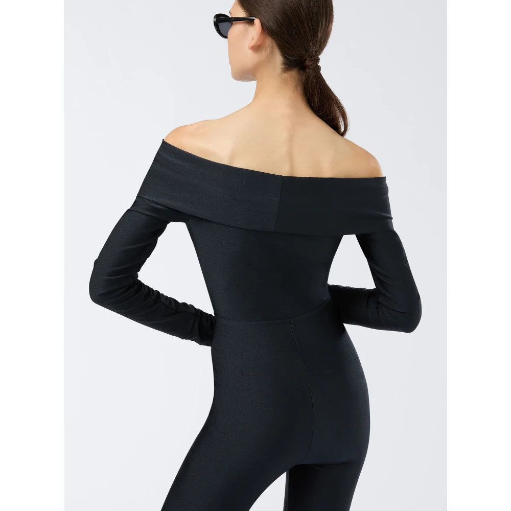 Andamane Zwarte Cut Out Jurk Gemaakt in Italië Black Dames