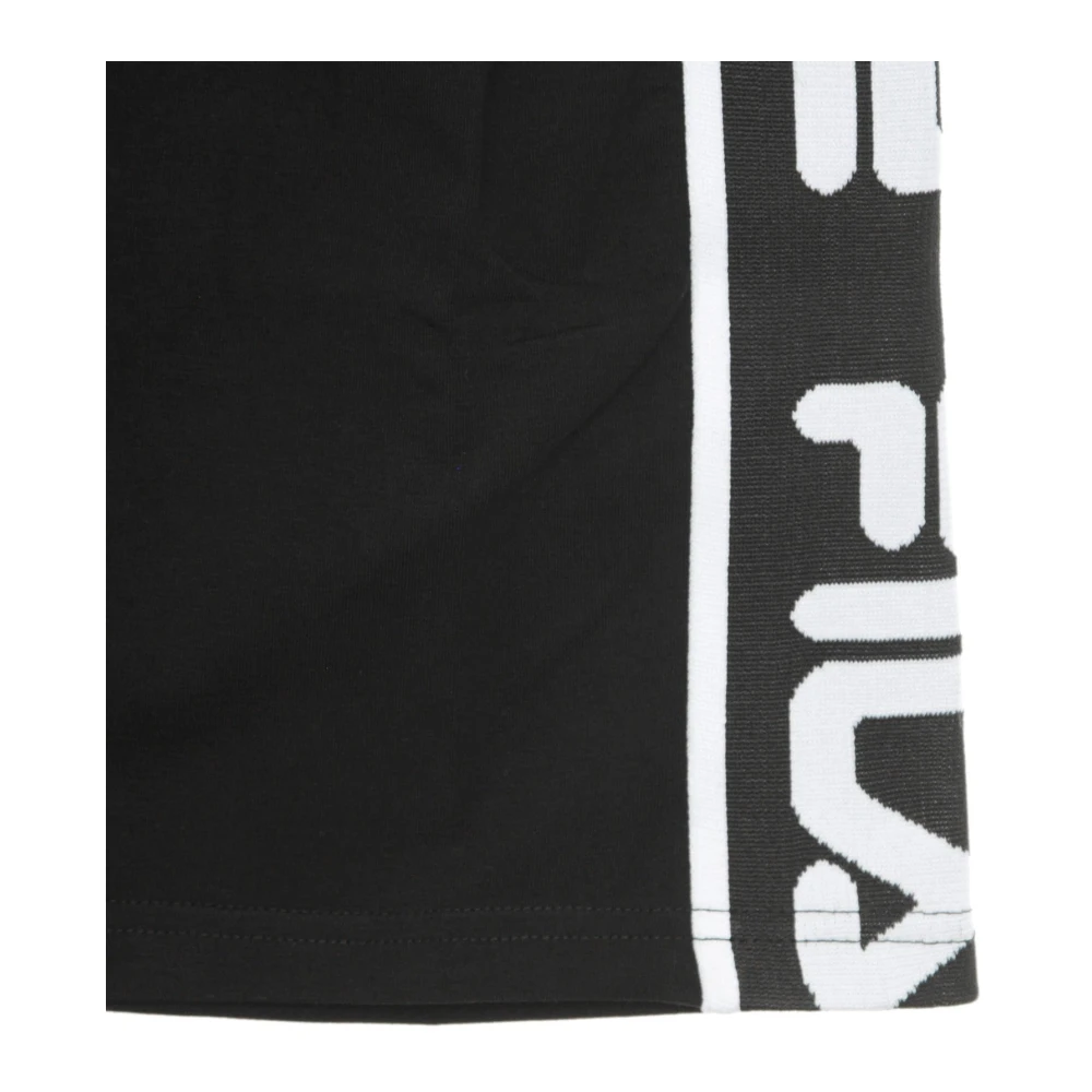 Fila Zwarte Tee Jurk voor Vrouwen Black Dames