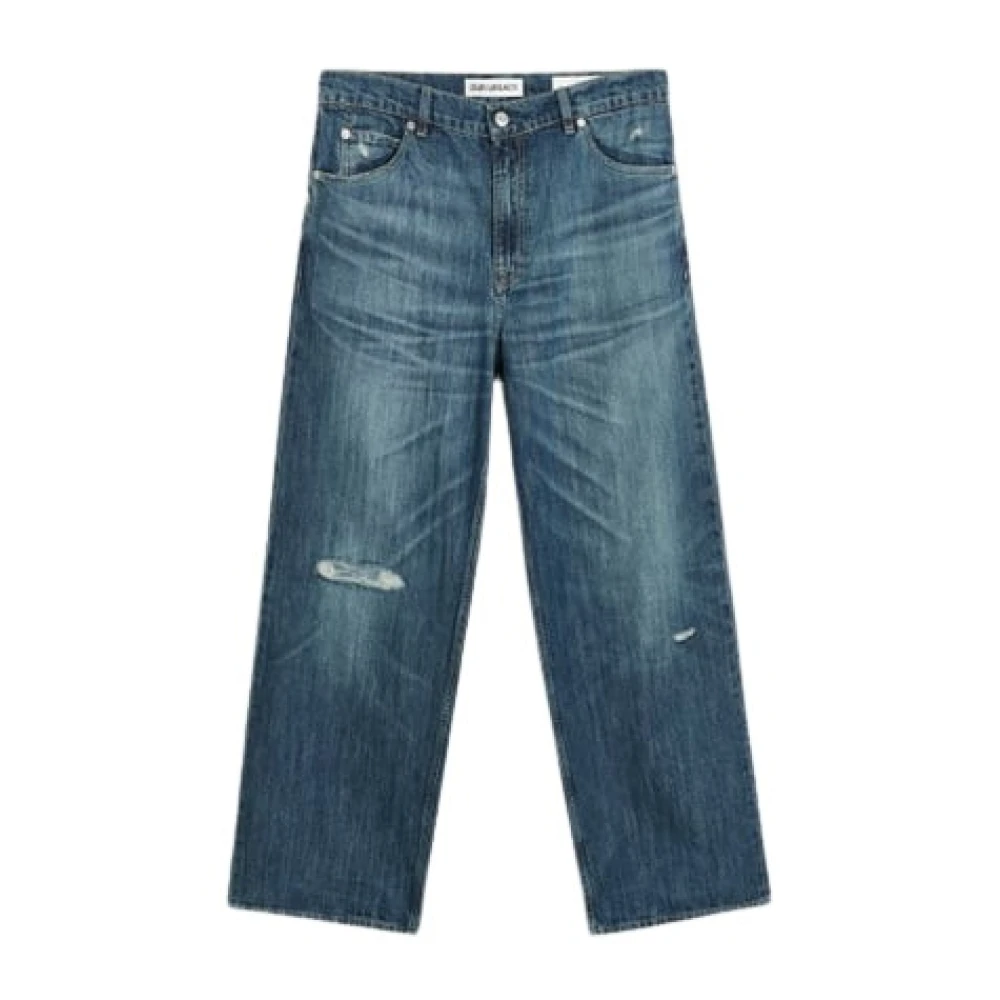 Our Legacy Men's Blue Straight Jeans,, Classic Denim Jeans For Everyday Wear W30